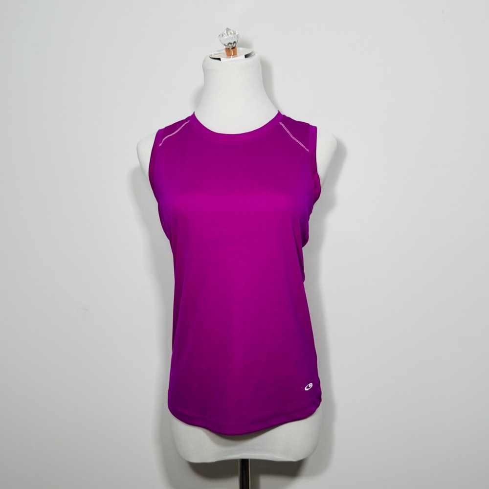 Champion Purple Semi-Fitted‎ Performance Tank Top Size Small